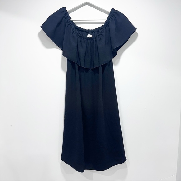 Wilfred Neuchatel off the shoulder black mini dress size S excellent condition - Picture 3 of 8